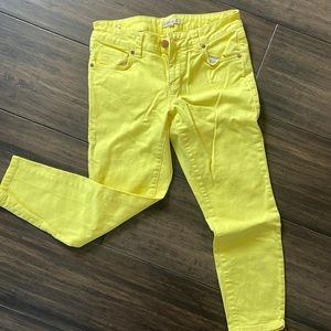 Cabi yellow jeans